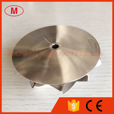 RHF5 reverse 49.10/65.00mm 6+6 blades high performance turbo milling/aluminum 2618/billet compressor wheel