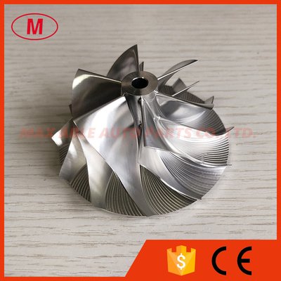 CT26 53.11/70.98mm 6+6 blades high performance high blade Turbo aluminum 2618/milling/Billet compressor wheel