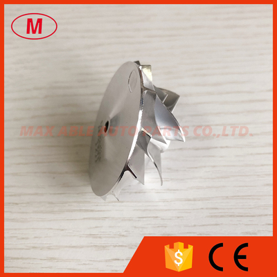 TD03 10T reverse 35.57/46.00mm 6+6 blades high performance turbo milling/aluminum 2618/billet compressor wheel