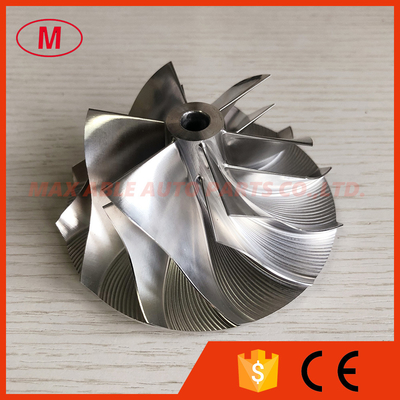 T66 T66BS 65.58/90.96mm 6+6 blades high blades turbo billet/milling/aluminum 2618 compressor wheel for Turbonetics