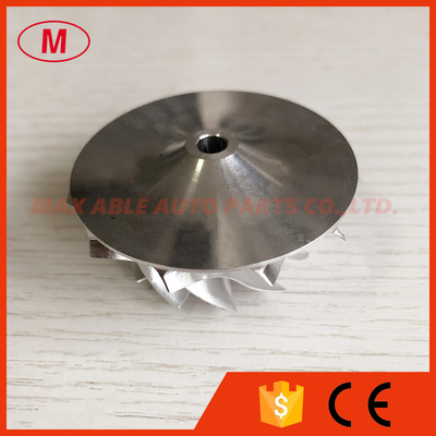GT15-25 735492-0002J 11+0 blades 36.30/49.00mm high performance turbo billet/milling/aluminum 2618 compressor wheel