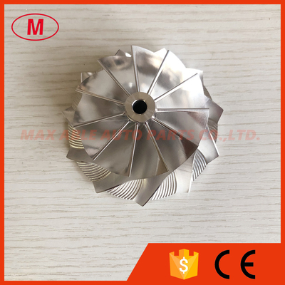 GTX3076 REVERSE 58.00/76.13mm 11+0 blades  high performance turbo milling/aluminum 2618/billet compressor wheel