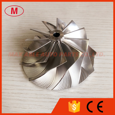 GTX3076 REVERSE 58.00/76.13mm 11+0 blades  high performance turbo milling/aluminum 2618/billet compressor wheel