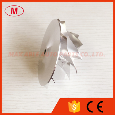 GTX3076 REVERSE 58.00/76.13mm 11+0 blades  high performance turbo milling/aluminum 2618/billet compressor wheel