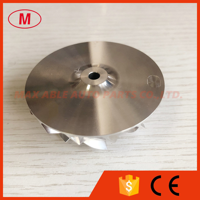 K04 42.00/56.08mm 7+7 blades turbocharger lower blade milling/aluminum 2618/billet compressor wheel