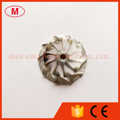 TD04 37.75/52.00mm 10+0 blades turbocharger milling/aluminum 2618/billet compressor wheel