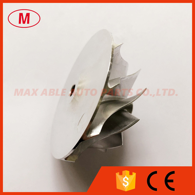 TD04 37.75/52.00mm 10+0 blades turbocharger milling/aluminum 2618/billet compressor wheel