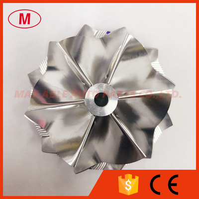 B03G reverse 6+6 blades 57.00/71.00mm high performance turbo billet/milling/aluminum 2618 compressor wheel