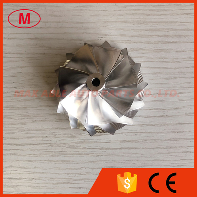 GT15-25 Forward 51.00/63.98mm 7+7 blades performance point milling/air curve turbo milling/billet compressor wheel