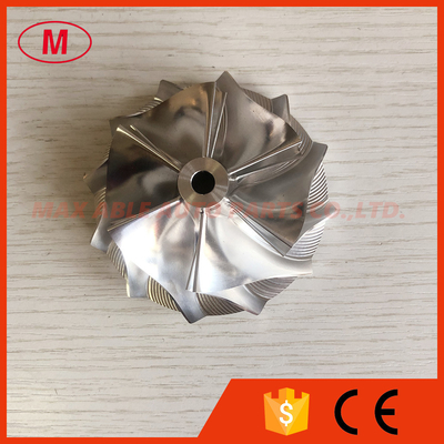 T04S 409535-0001 59.05/76.07mm 6+6 blades high performance turbo Billet/milling/aluminum 2618 compressor wheel