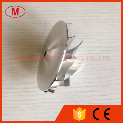 T04S 409535-0001 59.05/76.07mm 6+6 blades high performance turbo Billet/milling/aluminum 2618 compressor wheel