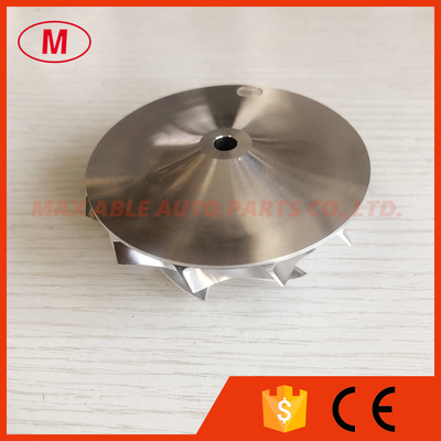 T04S 409535-0001 59.05/76.07mm 6+6 blades high performance turbo Billet/milling/aluminum 2618 compressor wheel