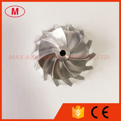 GT15-25 47.00/61.98mm 7+7 blades Point milling,high performance,air curve Turbo Billet/milling compressor wheel