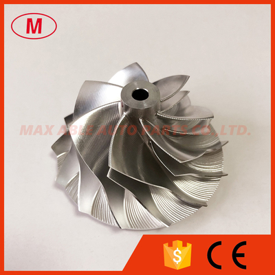 GT15-25 47.00/61.98mm 7+7 blades Point milling,high performance,air curve Turbo Billet/milling compressor wheel