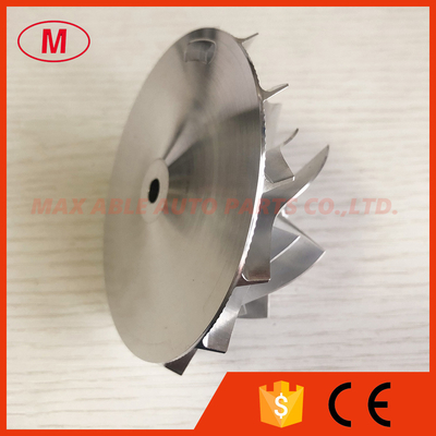 GT3584 7+7 blades 61.33/84.00mm Performance turbo billet/milling/aluminum 2618 compressor wheel for racing
