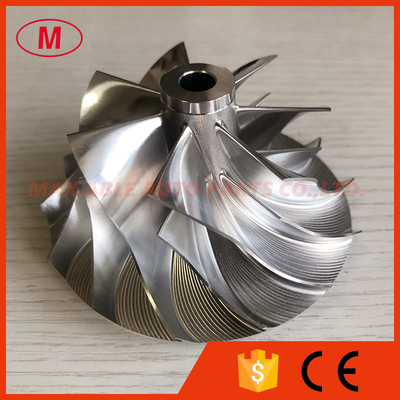 S300 169565 61.40/84.62mm 7+7 blades turbo billet/milling/aluminum 2618 compressor wheel for Racing