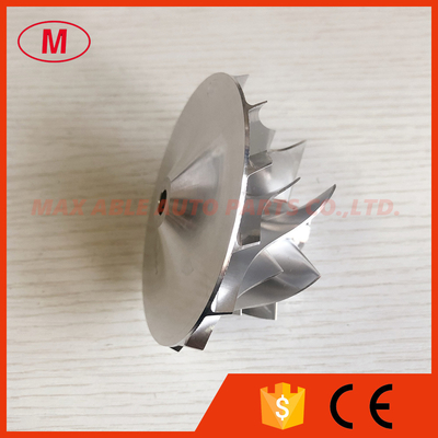 S300 169565 61.40/84.62mm 7+7 blades turbo billet/milling/aluminum 2618 compressor wheel for Racing
