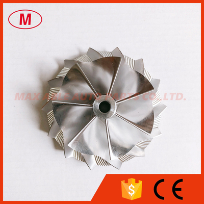 T04E 57.04/76.07mm 7+7 blades high performance turbocharger billet/milling/aluminum 2618 compressor wheel