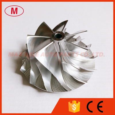 T04E 57.04/76.07mm 7+7 blades high performance turbocharger billet/milling/aluminum 2618 compressor wheel