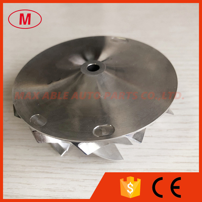 T04R 66.65/84.00mm 6+6 blades turbo billet/milling/aluminum 2618 compressor wheel for Racing