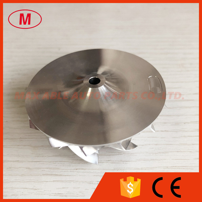 GT15-25 49.15/63.00mm 7+7 blades high performance turbo milling/aluminum 2618/billet compressor wheel