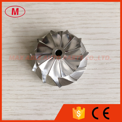 GT14 35.00/48.00mm 11+0blades 737683-0003 Upgrade turbo milling/aluminum 2618/billet compressor wheel for Citroen