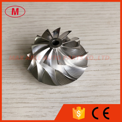 GT14 35.00/48.00mm 11+0blades 737683-0003 Upgrade turbo milling/aluminum 2618/billet compressor wheel for Citroen