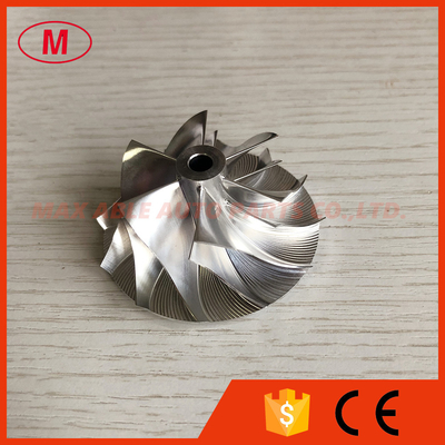 GT15-25 38.50/52.19mm 6+6 blades high performance turbo billet/milling/aluminum 2618 compressor wheel