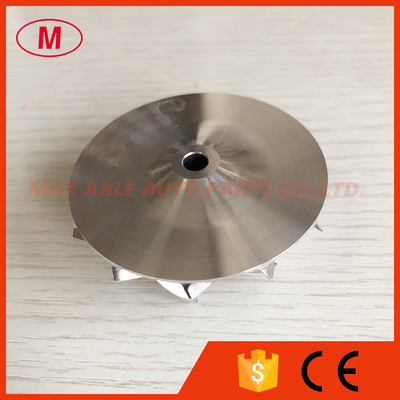 GT15-25 38.50/52.19mm 6+6 blades high performance turbo billet/milling/aluminum 2618 compressor wheel