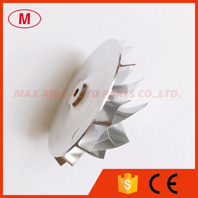 K24 58.00/75.00mm 8+8 blades high performance turbocharger milling/aluminum 2618/billet compressor wheel