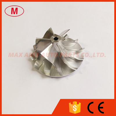 KP39 37.40/50.60mm 6+6 blades high performance turbo billet/milling/aluminum 2618 compressor wheel