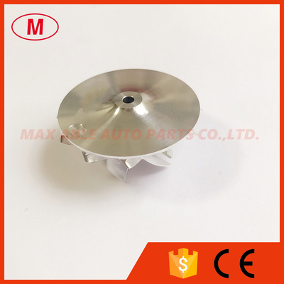 KP39 37.40/50.60mm 6+6 blades high performance turbo billet/milling/aluminum 2618 compressor wheel
