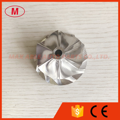 RHF55 43.40/56.03mm 6+6 blades Turbo milling/aluminum 2618/Billet compressor wheel for VR38DETT Twin VN5/GTR R35/1411-JF