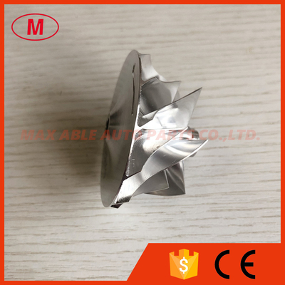 RHF55 43.40/56.03mm 6+6 blades Turbo milling/aluminum 2618/Billet compressor wheel for VR38DETT Twin VN5/GTR R35/1411-JF