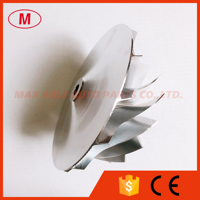 T72 87.97/121.00mm 13+0 blades turbo milling/aluminum 2618/billet compressor wheel