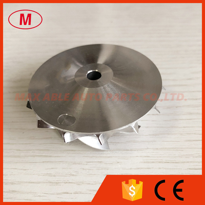 TD05H 16G small 46.48/60.00mm 7+7 blades 49178-43300 Turbo milling/Aluminum 2618/billet compressor wheel for 49178-02001