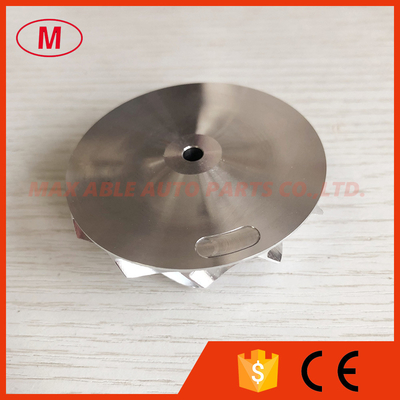 TD04HL forward 47.10/63.40mm 6+6 blades turbo billet/milling/aluminum 2618 compressor wheel