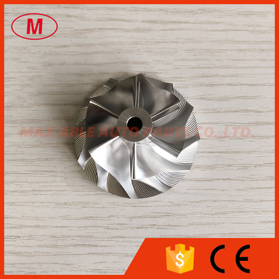 TD0435 10T-SB 35.50/49.00mm 6+6 blades Turbo Milling/billet compressor wheel for 49135-04000