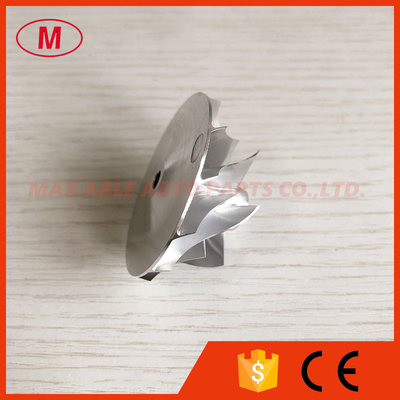 TD0435 10T-SB 35.50/49.00mm 6+6 blades Turbo Milling/billet compressor wheel for 49135-04000