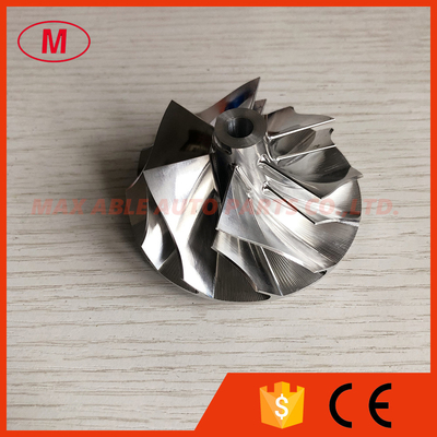 RHC6 forward NH165203 53.70/70.00mm 6+6 blades turbo milling/aluminum 2618/billet compressor wheel for VD24