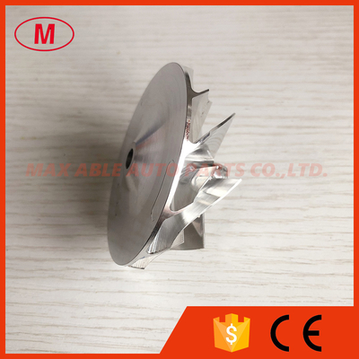 RHC6 forward NH165203 53.70/70.00mm 6+6 blades turbo milling/aluminum 2618/billet compressor wheel for VD24