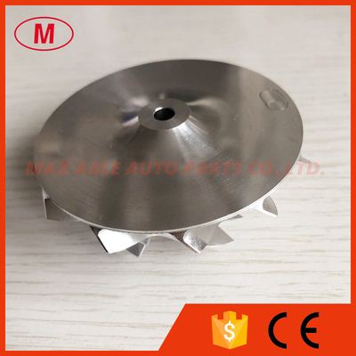 GT15-25 47.73/64.44mm 6+6 blades high performance turbocharger milling/aluminum 2618/billet compressor wheel