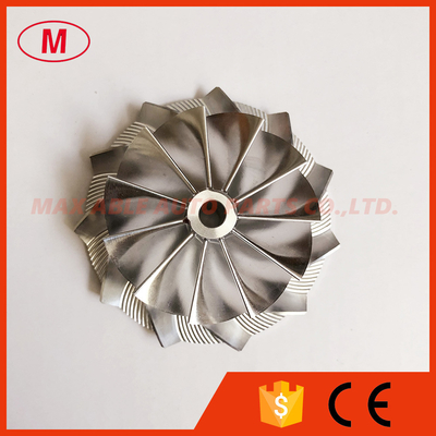 RHF5HB 50.39/68.01mm 11+0 blades high performance Turbocharger milling/aluminum 2618/billet compressor wheel