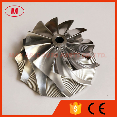 RHF5HB 50.39/68.01mm 11+0 blades high performance Turbocharger milling/aluminum 2618/billet compressor wheel