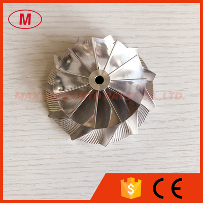 K16 reverse 59.00/78.00mm 11+0 blades turbo milling/aluminum 2618/billet compressor wheel