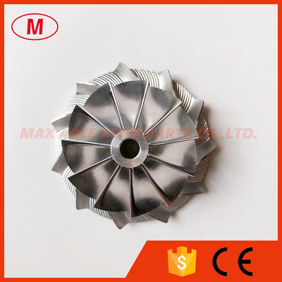 GT15-25 36.30/49.00mm 11+0 blades high performance turbo milling/aluminum 2618/Billet compressor wheel