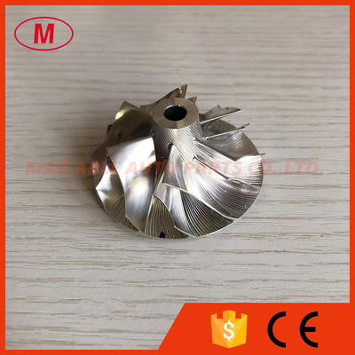 TB25 431350-0001e 39.80/51.37mm 6+6blades turbo milling/aluminum 2618/billet compressor wheel for 709390-0001 BME ALPINA