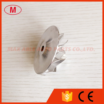 TB25 431350-0001e 39.80/51.37mm 6+6blades turbo milling/aluminum 2618/billet compressor wheel for 709390-0001 BME ALPINA