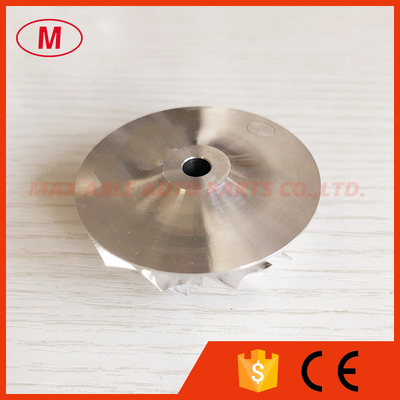 TB25 431350-0001e 39.80/51.37mm 6+6blades turbo milling/aluminum 2618/billet compressor wheel for 709390-0001 BME ALPINA