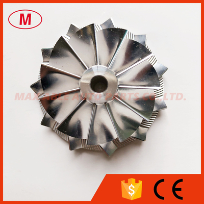 TD04 36.80/49.00mm 11+0 blades high performance turbocharger milling/aluminum 2618/billet compressor wheel